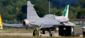 39-257  at EGVA 20240721 | Saab JAS 39C Gripen